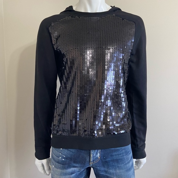 Armani Exchange sequinned hoodie - Picture 1 of 9